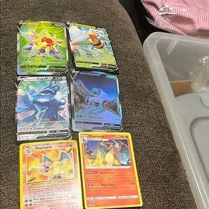 Pokemon Card Collection - Red, Yellow, Blue, Green